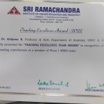 Teaching Excellence Team Award for Phase I MBBS in the University Day , 2023