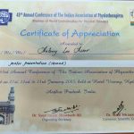 Awarded second place in scientific poster presentation 