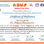 Best Paper Award in BMSeCON (International Virtual Conference)2023
