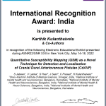 International Recognition Award: 