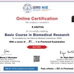 Basic course in Biomedical research 2023