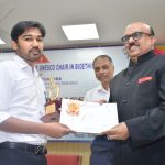 Most active member UNESCO chair in Bioethics, SRIHER on 12th October 2018