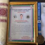 FELICITATED WITH BEST ALUMNI AWARD IN PEDIATRIC SURGERY 