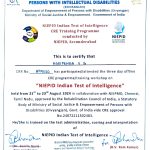 Certificate of Training 
