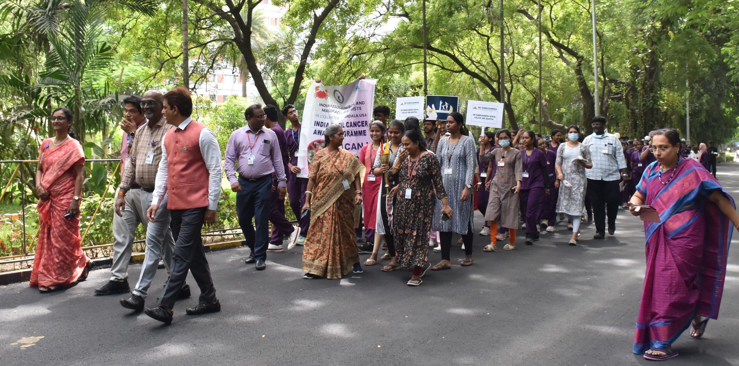 ORAL CANCER AWARENESS CAMPAIGN IN SRIHER