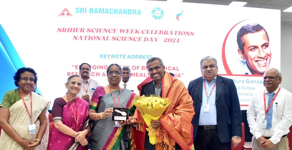 SCIENCE WEEK AT SRIHER 2024-“RESEARCH OPPORTUNITIES IN EMERGING DISEASES”