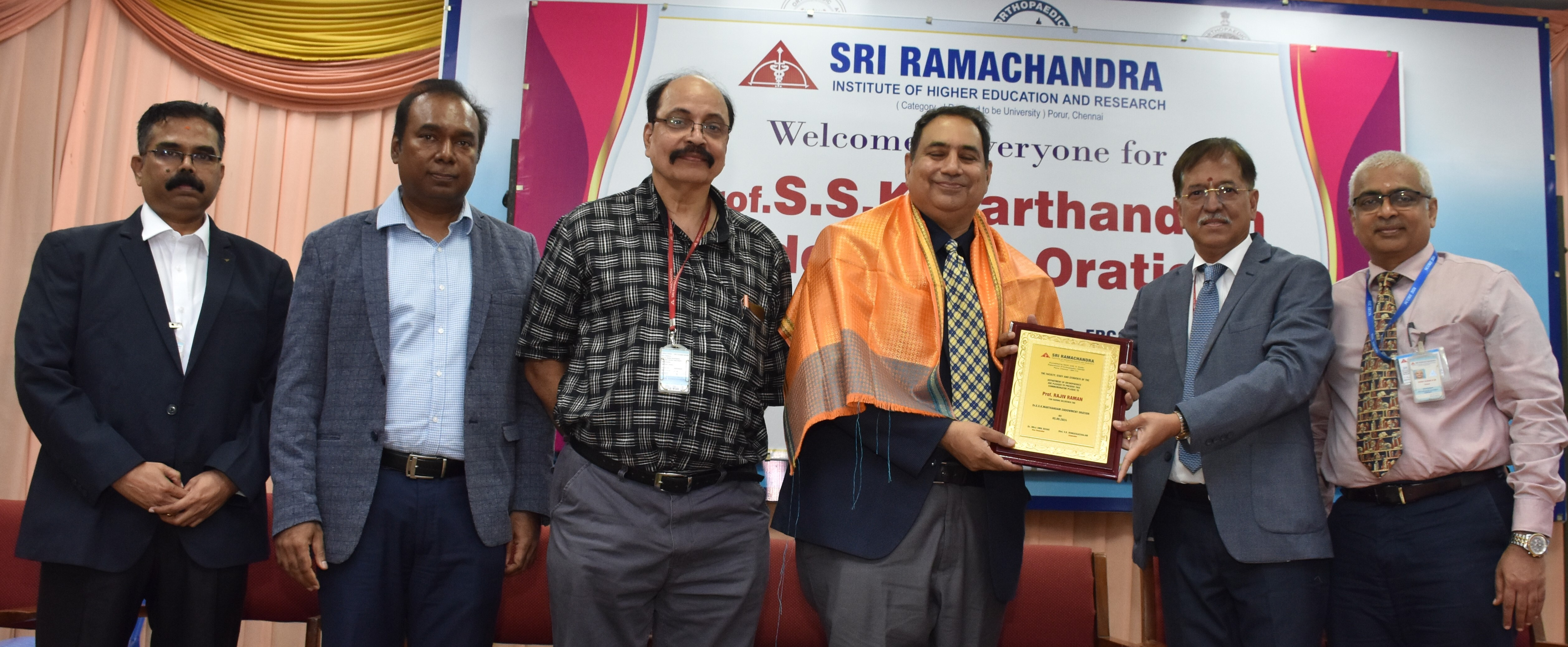 Dr SSK Marthandam Endowment Oration on “Artificial Intelligence in Medicine: The Future” at SRIHER