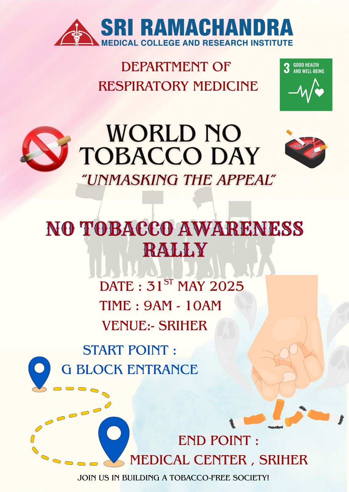 “No Tobacco Awareness Rally”
