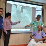 First successful TAVI in  South  India ( via Trans Aortic  route)