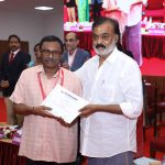 Gold medal for 30 years of meritorious service at Sriher