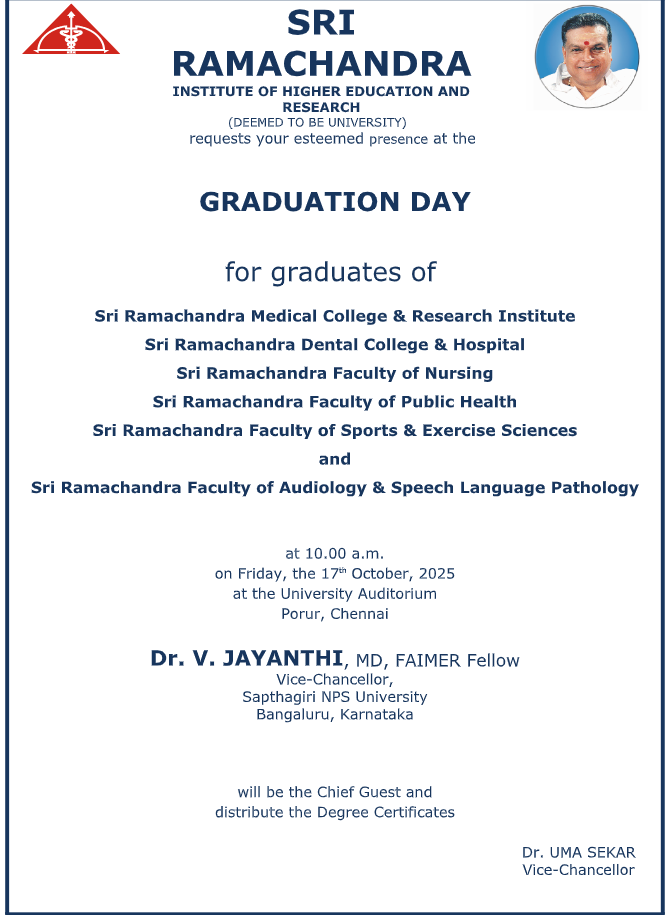 Graduation Day – 2025 (17th Oct – 10.00AM)