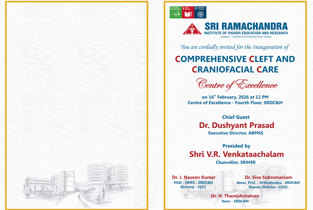 Comprehensive Cleft And Craniofacial Care- Centre of Excellence