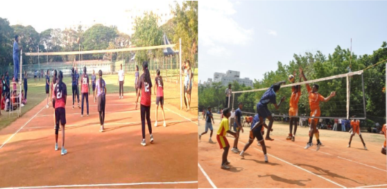 Football match action