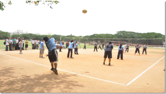 Football match action