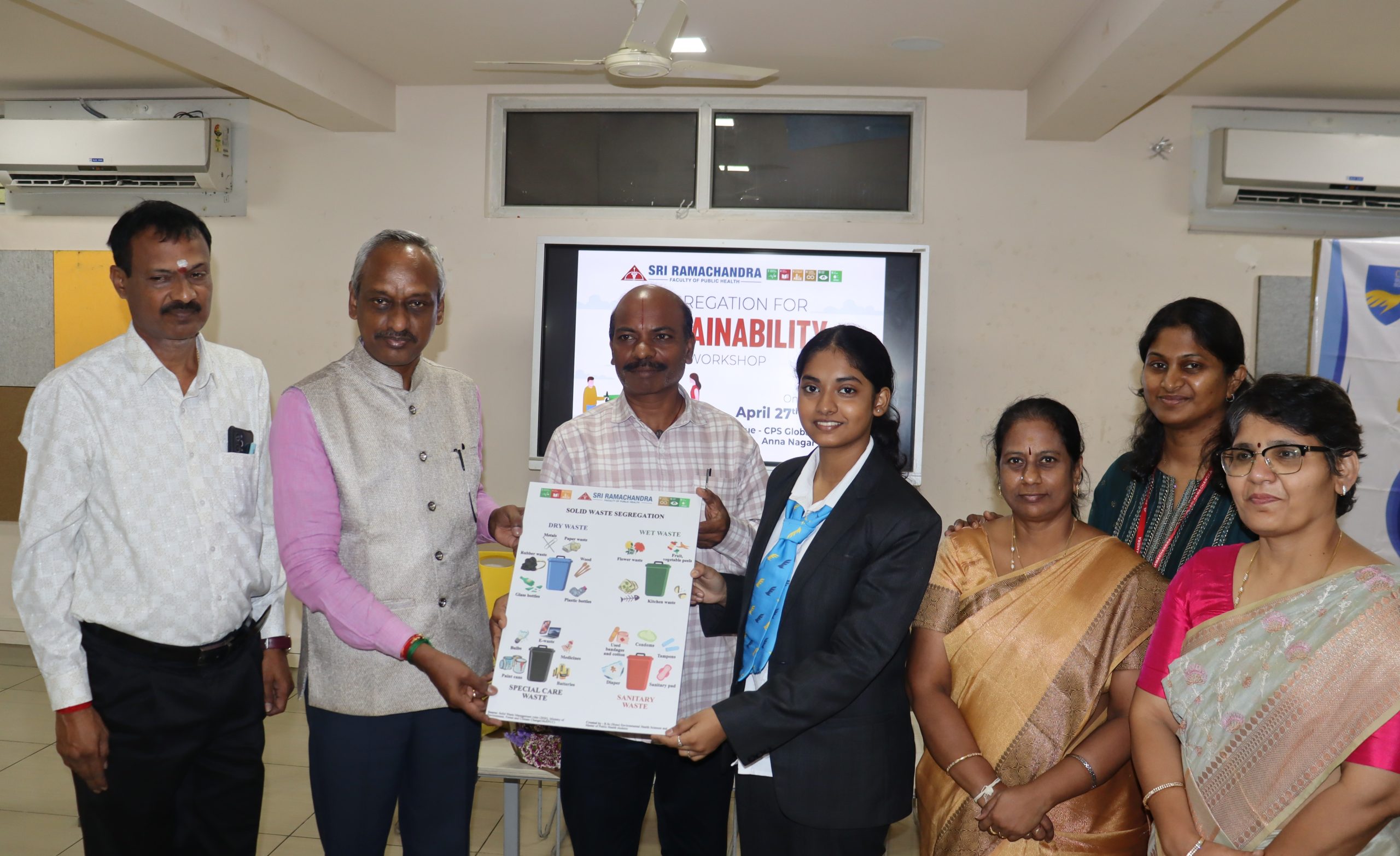 SRFPH organized a “Segregation for Sustainability” workshop at Chennai Public School Global, Anna Nagar