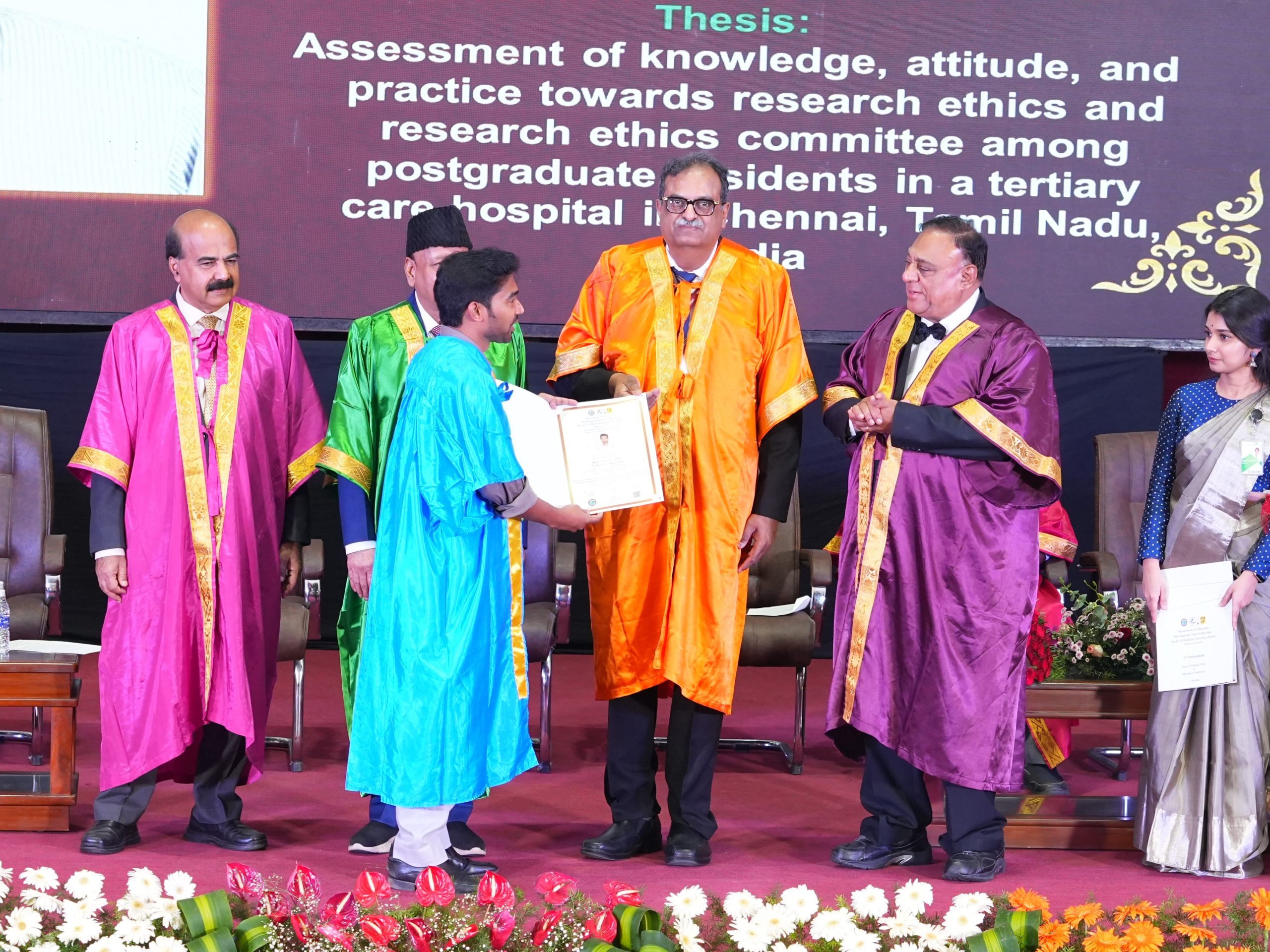 Faculty Achievement – Dr. V.P. Karthik Earns MSc in Bioethics